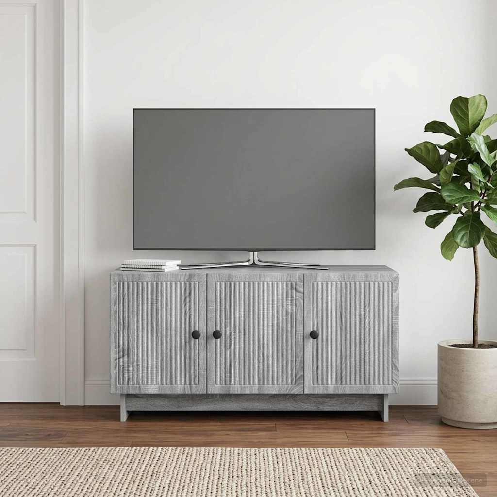 vidaXL TV Kast Wit 99 x 34,5 x 50 cm Bewerkt hout