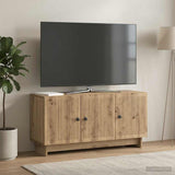 vidaXL TV Kast Wit 99 x 34,5 x 50 cm Bewerkt hout
