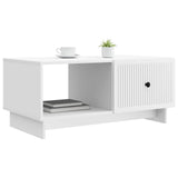 vidaXL Salontafel Wit 90 x 50 x 40 cm Bewerkt hout