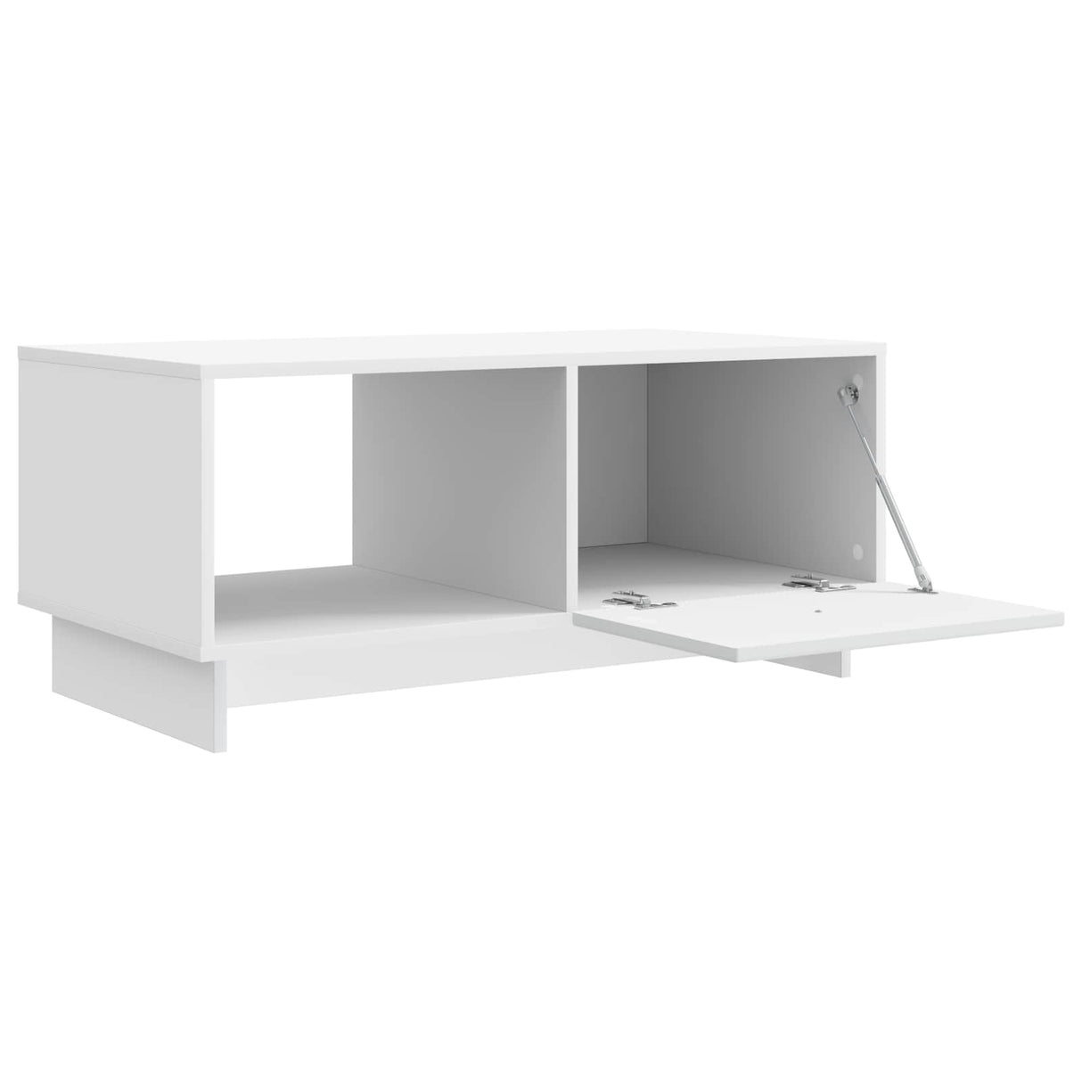 vidaXL Salontafel Wit 90 x 50 x 40 cm Bewerkt hout