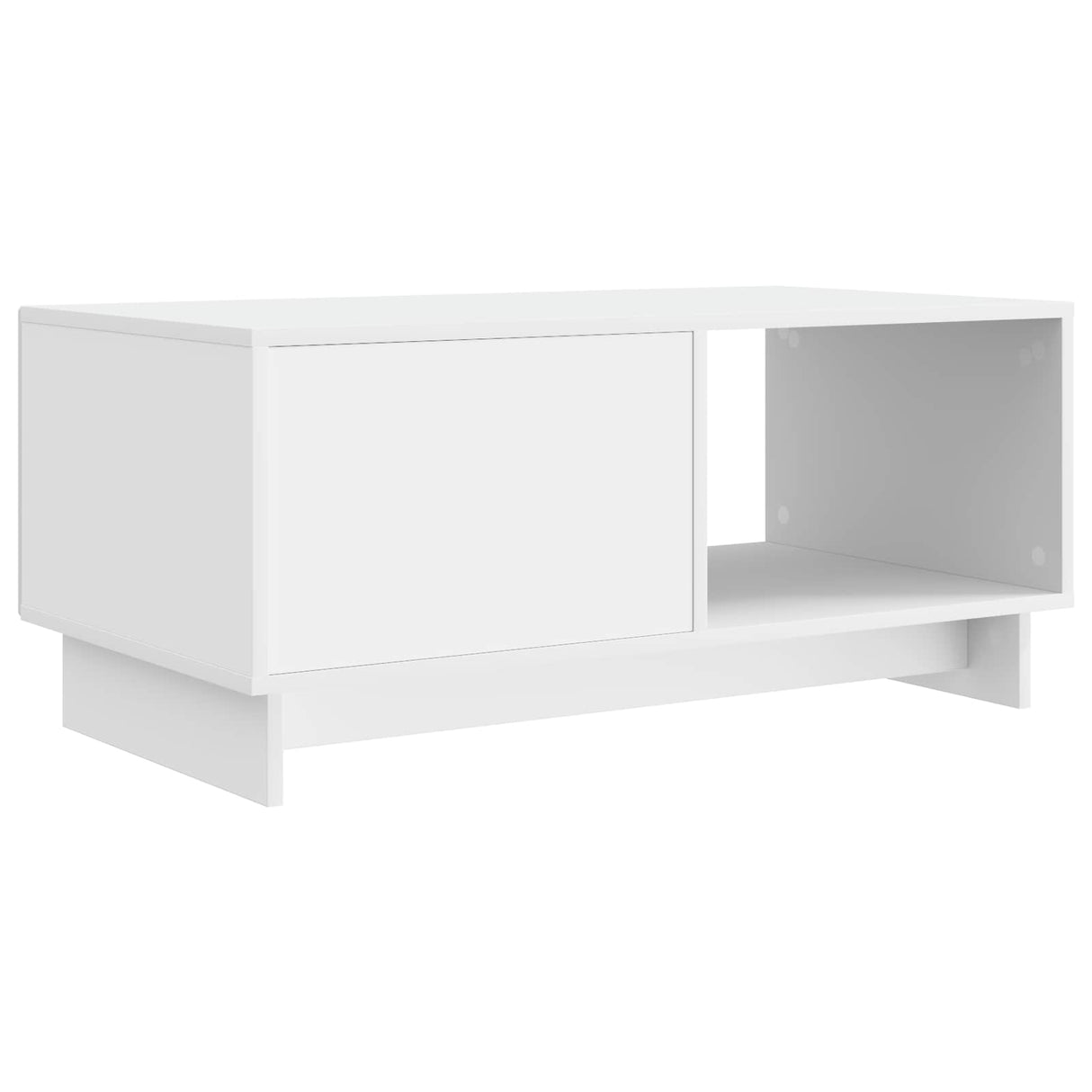 vidaXL Salontafel Wit 90 x 50 x 40 cm Bewerkt hout