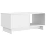 vidaXL Salontafel Wit 90 x 50 x 40 cm Bewerkt hout
