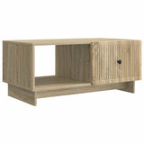 vidaXL Salontafel Wit 90 x 50 x 40 cm Bewerkt hout