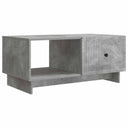 vidaXL Salontafel Wit 90 x 50 x 40 cm Bewerkt hout