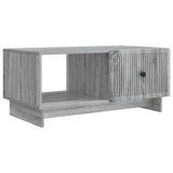 vidaXL Salontafel Wit 90 x 50 x 40 cm Bewerkt hout