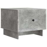 vidaXL Salontafel met lade Wit 49 x 50 x 40 cm Bewerkt hout