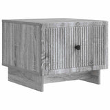 vidaXL Salontafel met lade Wit 49 x 50 x 40 cm Bewerkt hout