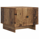 vidaXL Salontafel met lade Wit 49 x 50 x 40 cm Bewerkt hout