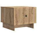 vidaXL Salontafel met lade Wit 49 x 50 x 40 cm Bewerkt hout