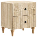 vidaXL Nightstand with Drawer White 43 x 34.5 x 48 cm Engineered Wood