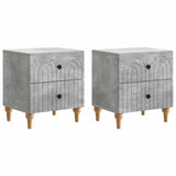 vidaXL Nightstand with Drawer White 43 x 34.5 x 48 cm Engineered Wood
