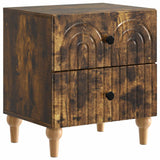 vidaXL Nightstand with Drawer White 43 x 34.5 x 48 cm Engineered Wood