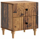 vidaXL Nightstand with Drawer White 43 x 34.5 x 48 cm Engineered Wood