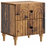 vidaXL Nightstand with Drawer White 43 x 34.5 x 48 cm Engineered Wood