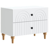vidaXL Nachtkastje met lade Wit 62 x 34,5 x 48 cm Bewerkt hout