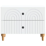 vidaXL Nachtkastje met lade Wit 62 x 34,5 x 48 cm Bewerkt hout