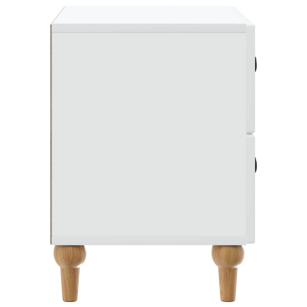 vidaXL Nachtkastje met lade Wit 62 x 34,5 x 48 cm Bewerkt hout
