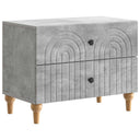 vidaXL Nachtkastje met lade Wit 62 x 34,5 x 48 cm Bewerkt hout