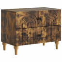 vidaXL Nachtkastje met lade Wit 62 x 34,5 x 48 cm Bewerkt hout