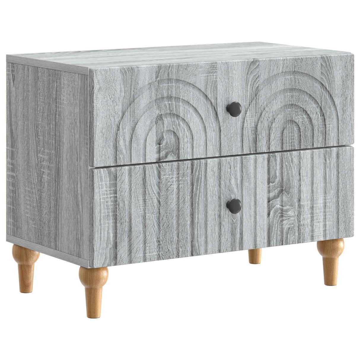 vidaXL Nachtkastje met lade Wit 62 x 34,5 x 48 cm Bewerkt hout