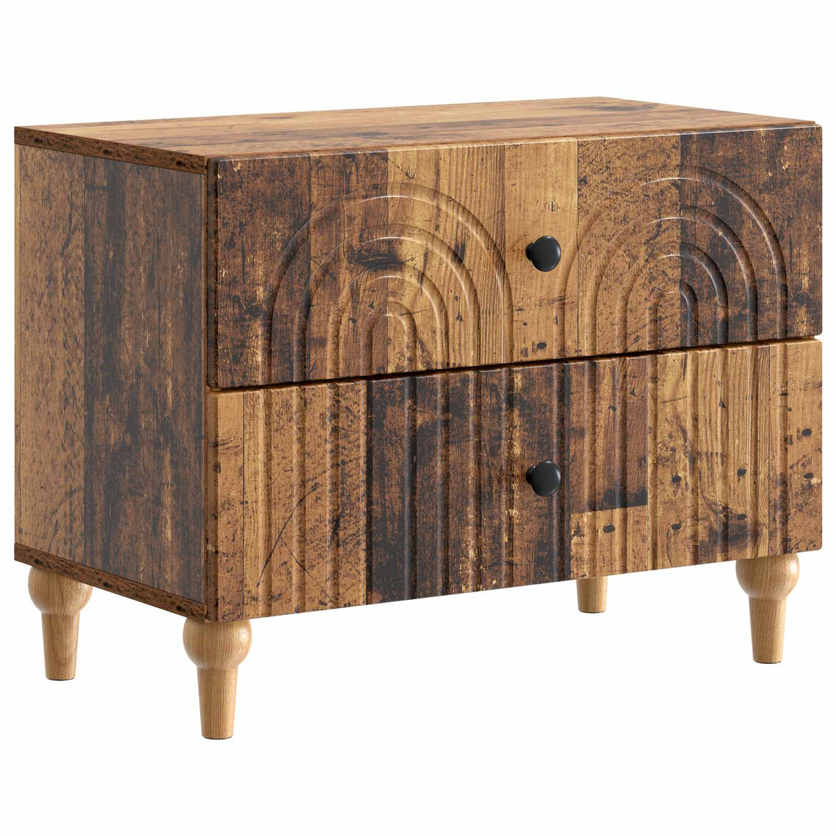 vidaXL Nachtkastje met lade Wit 62 x 34,5 x 48 cm Bewerkt hout