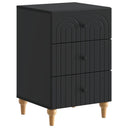 vidaXL Nightstand with Drawer White 43x 41 x 66.5 cm Engineered Wood