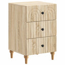 vidaXL Nightstand with Drawer White 43x 41 x 66.5 cm Engineered Wood