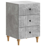 vidaXL Nightstand with Drawer White 43x 41 x 66.5 cm Engineered Wood
