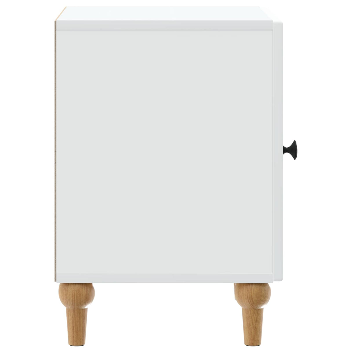 vidaXL Nightstand White 43 x 34.5 x 50 cm Engineered Wood
