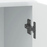 vidaXL Nightstand White 43 x 34.5 x 50 cm Engineered Wood