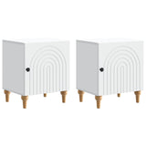 vidaXL Nightstand White 43 x 34.5 x 50 cm Engineered Wood