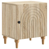 vidaXL Nightstand White 43 x 34.5 x 50 cm Engineered Wood