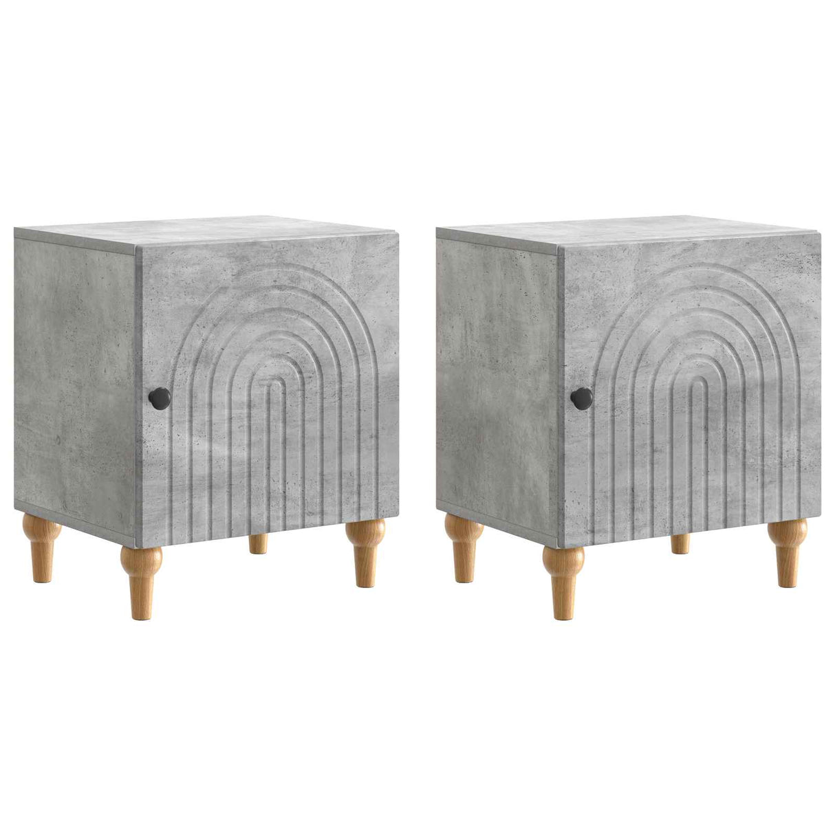 vidaXL Nightstand White 43 x 34.5 x 50 cm Engineered Wood