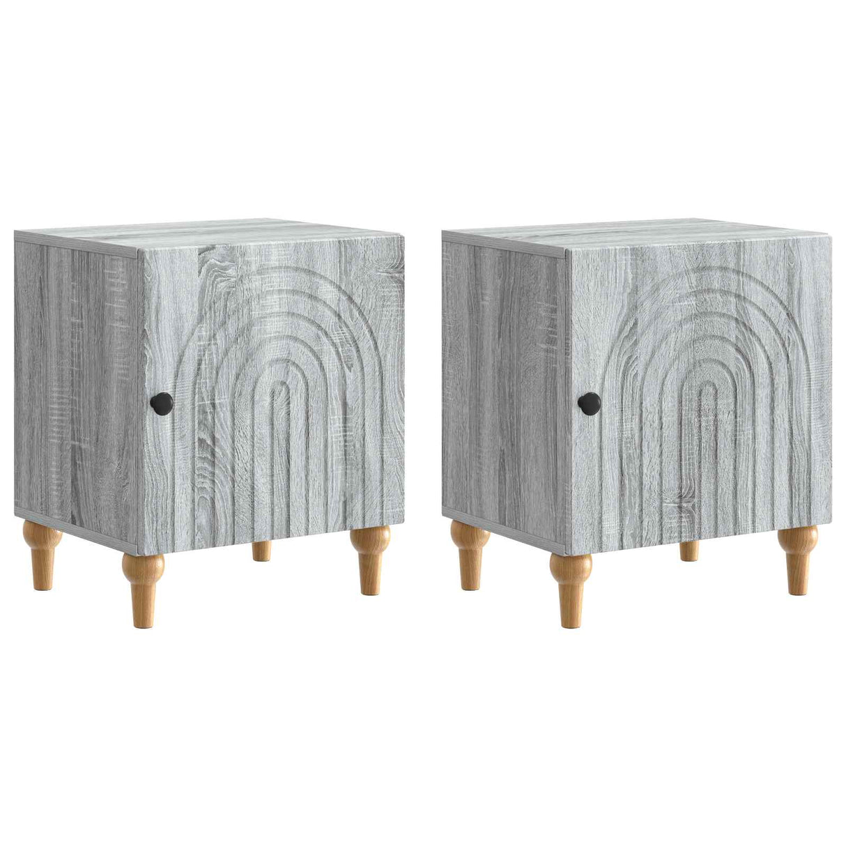 vidaXL Nightstand White 43 x 34.5 x 50 cm Engineered Wood