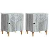 vidaXL Nightstand White 43 x 34.5 x 50 cm Engineered Wood