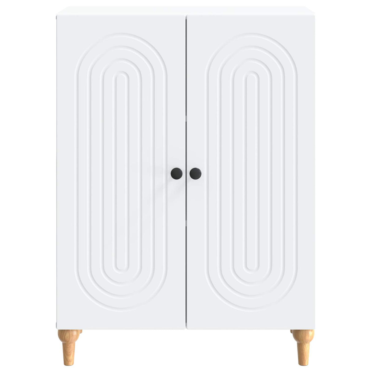 vidaXL Dressoir Wit 66 x 34,5 x 90 cm Bewerkt hout