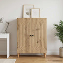 vidaXL Dressoir Wit 66 x 34,5 x 90 cm Bewerkt hout