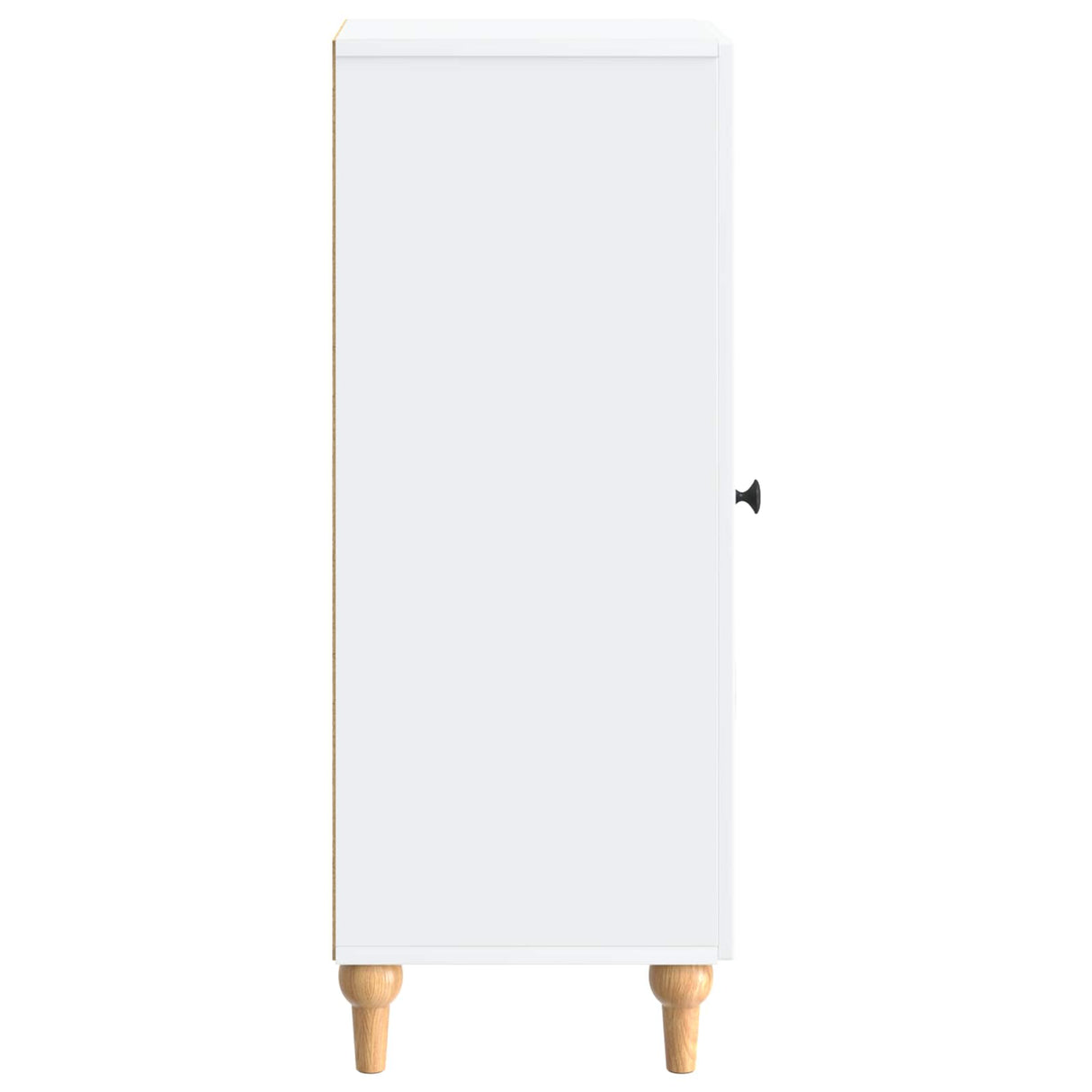 vidaXL Dressoir Wit 33 x 34,5 x 90 cm Bewerkt hout