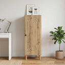 vidaXL Dressoir Wit 33 x 34,5 x 90 cm Bewerkt hout