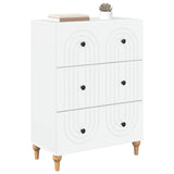vidaXL Ladekast Wit 66 x 34,5 x 90 cm Bewerkt hout