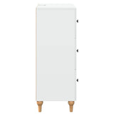 vidaXL Ladekast Wit 66 x 34,5 x 90 cm Bewerkt hout