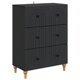 vidaXL Ladekast Wit 66 x 34,5 x 90 cm Bewerkt hout