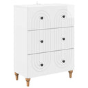 vidaXL Ladekast Wit 66 x 34,5 x 90 cm Bewerkt hout