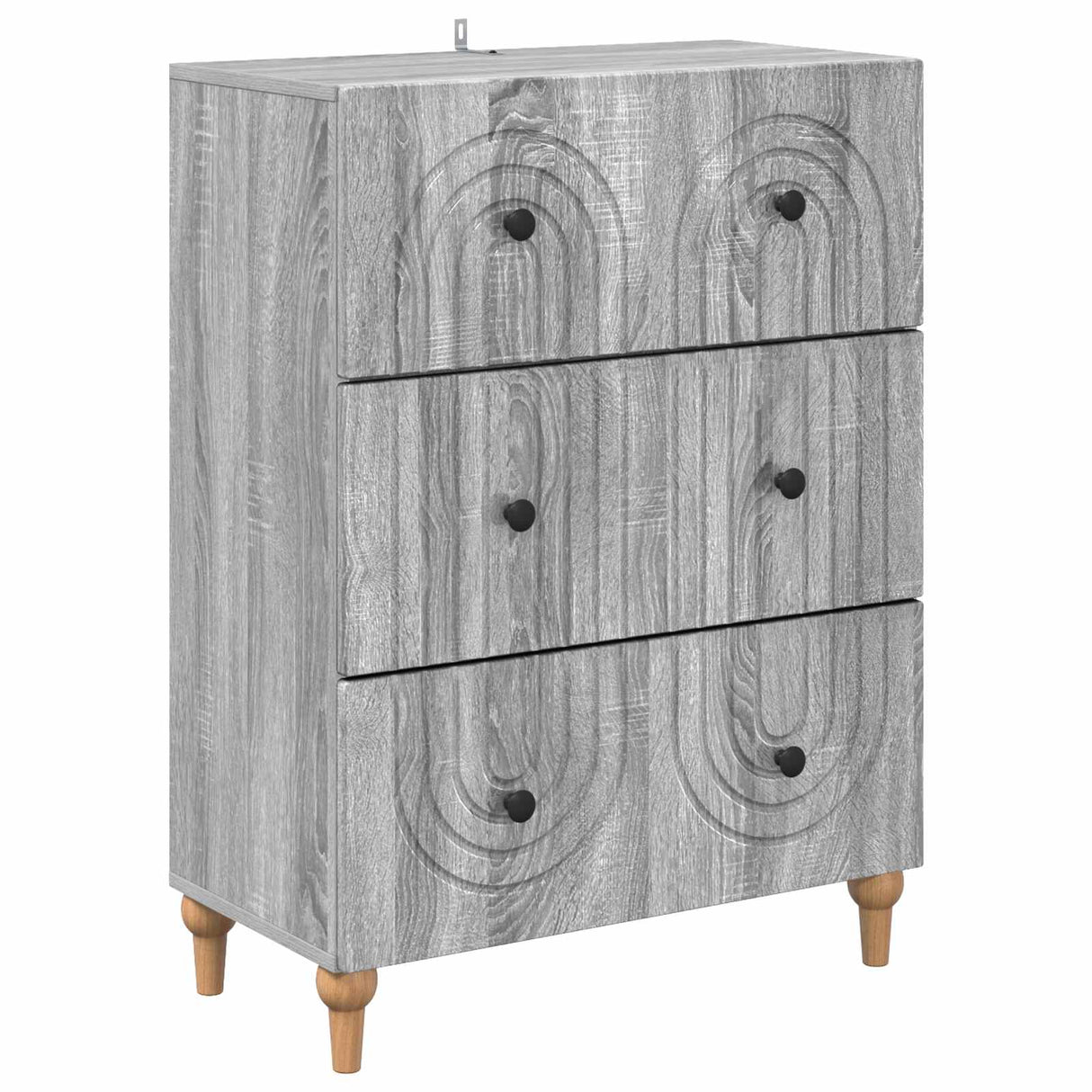 vidaXL Ladekast Wit 66 x 34,5 x 90 cm Bewerkt hout