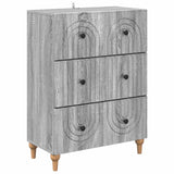 vidaXL Ladekast Wit 66 x 34,5 x 90 cm Bewerkt hout