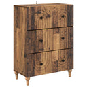 vidaXL Ladekast Wit 66 x 34,5 x 90 cm Bewerkt hout