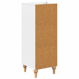 vidaXL Ladekast Wit 33 x 34,5 x 90 cm Bewerkt hout