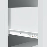 vidaXL Ladekast Wit 33 x 34,5 x 90 cm Bewerkt hout