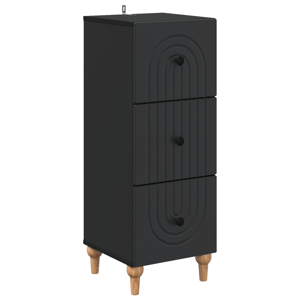 vidaXL Ladekast Wit 33 x 34,5 x 90 cm Bewerkt hout