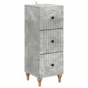vidaXL Ladekast Wit 33 x 34,5 x 90 cm Bewerkt hout